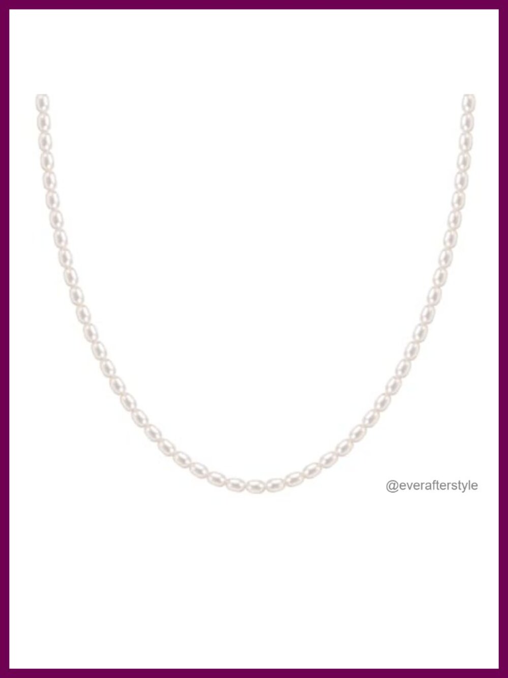 Dainty Freshwater Cultured Rice Pearl Choker Necklace 14K Gold Plated